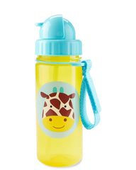 Skip Hop Zoo Back To School Straw Bottle PP Giraffe - Sipper For Ages 1-3 Years