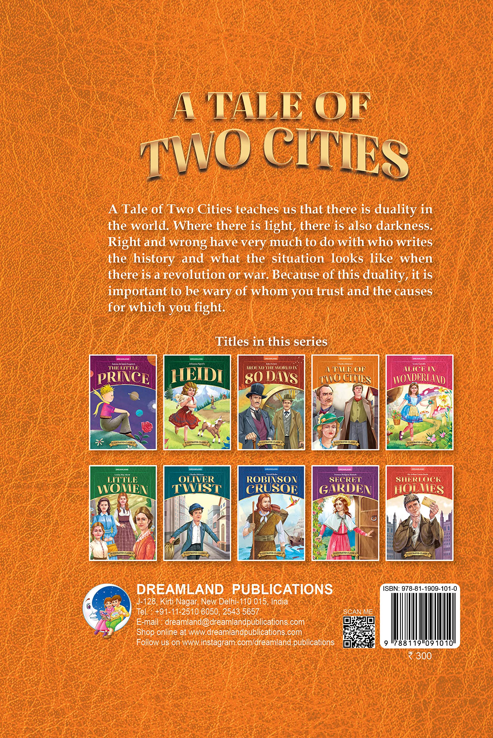 Dreamland Classic Tales A Tale of Two Cities - llustrated Abridged Classics for Children with Practice Questions