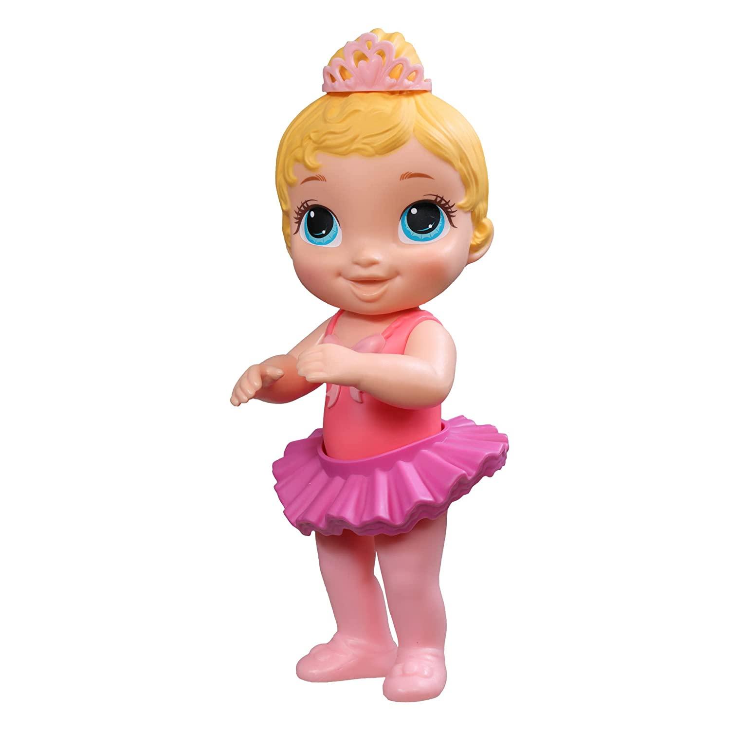 Baby Alive Sweet Ballerina Baby 10.5-Inch Blonde Hair Doll, Pink for Kids Ages 3 Years and Up - FunCorp India