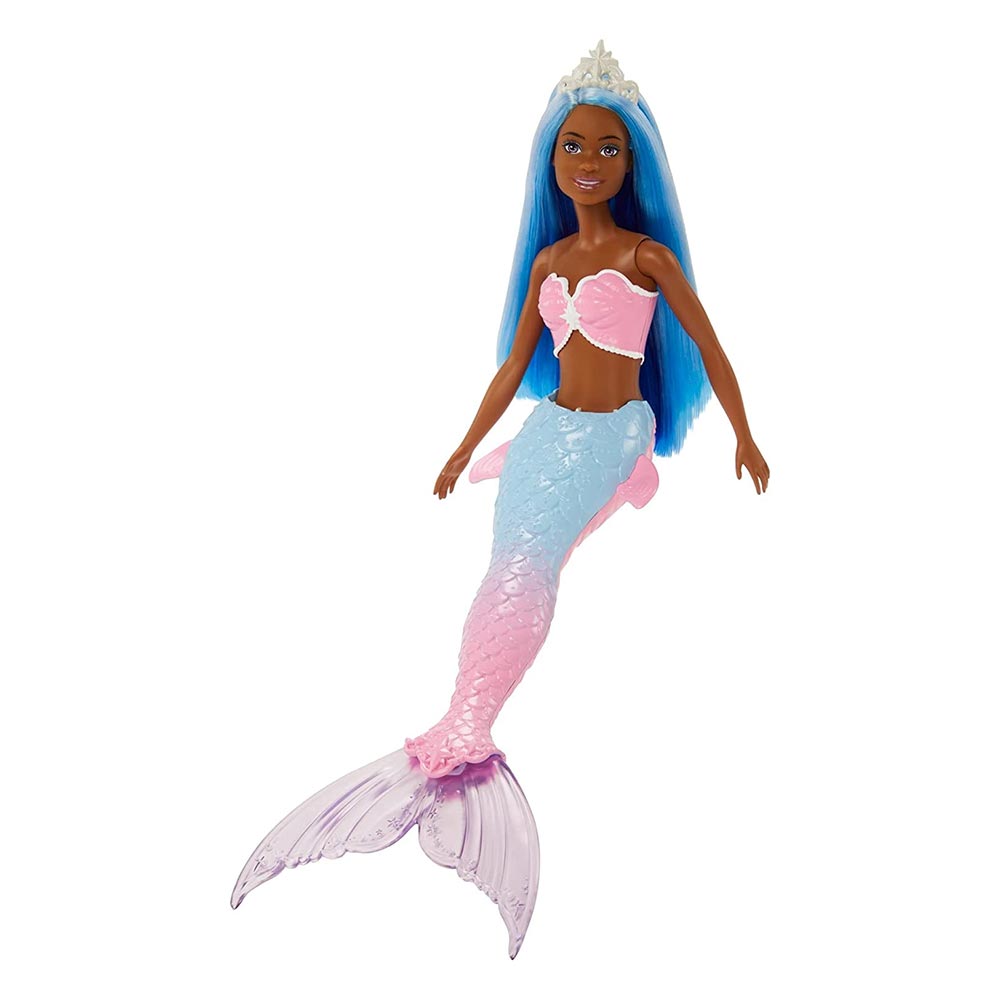 Buy Barbie Dreamtopia Mermaid Doll (Blue Hair) with Pink & Blue Ombre Mermaid  Tail and Tiara, Toy for Kids Ages 3 Yrs & Up Online at Best Price in India  – FunCorp India