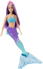 Buy Barbie Dreamtopia Mermaid Doll Purple Hair with Blue