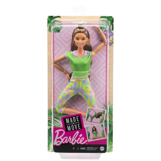 Barbie Made to Move Doll - Green Dye Pants for Kids Ages 4+ (GXF05) - FunCorp India