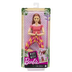 Barbie Made to Move Doll - Orange Dye Pants for Kids Ages 4+ (GXF07) - FunCorp India