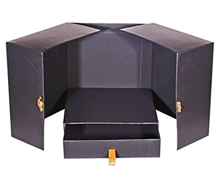 PartyCorp Card Board Surprise Cake Box with One Drawer Gift Box for DIY Customized Photo and Party Decoration - FunCorp India