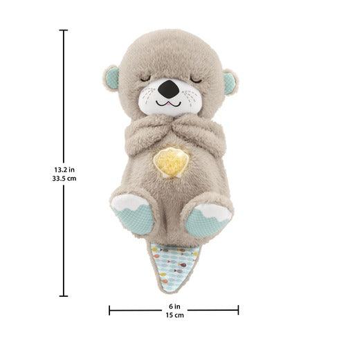Fisher-Price Soothe N Snuggle Otter - Soothing Toy with Light, Music and Breathing Motion for Infant & Toddlers - FunCorp India