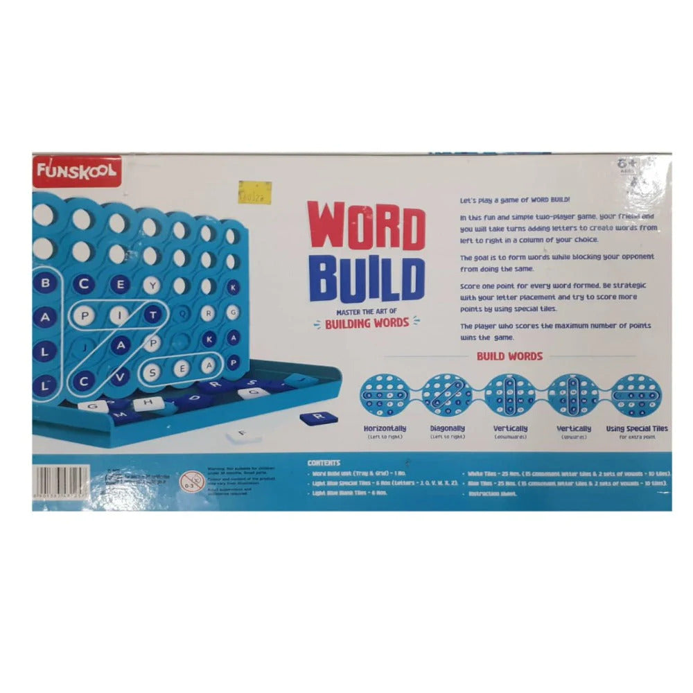 Buy Funskool Word Build Game 2 Person Board Game for Kids Ages 6 ...