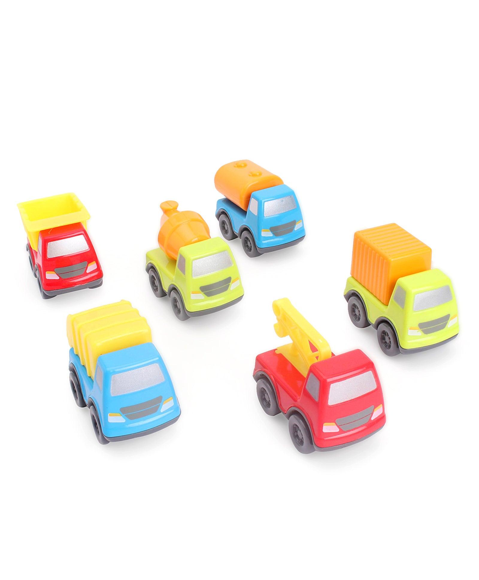 Funskool Giggles Mini Vehicle Construction Series Gift Pack of 6 for Ages 2+ - FunCorp India