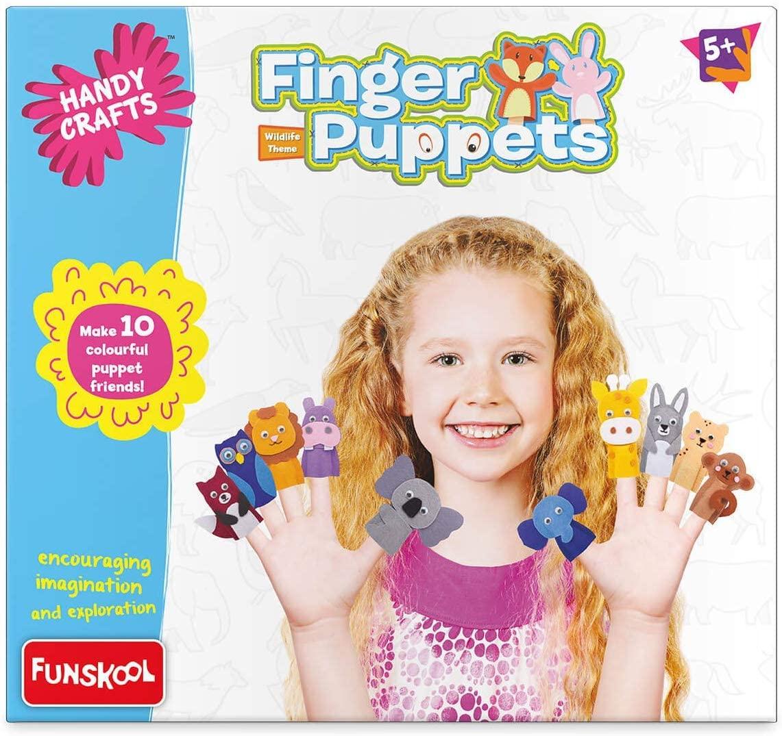 Puppet Marker Buy Funskool Handycrafts Finger Puppets - Puppet Maker Art & Craft Kit ...