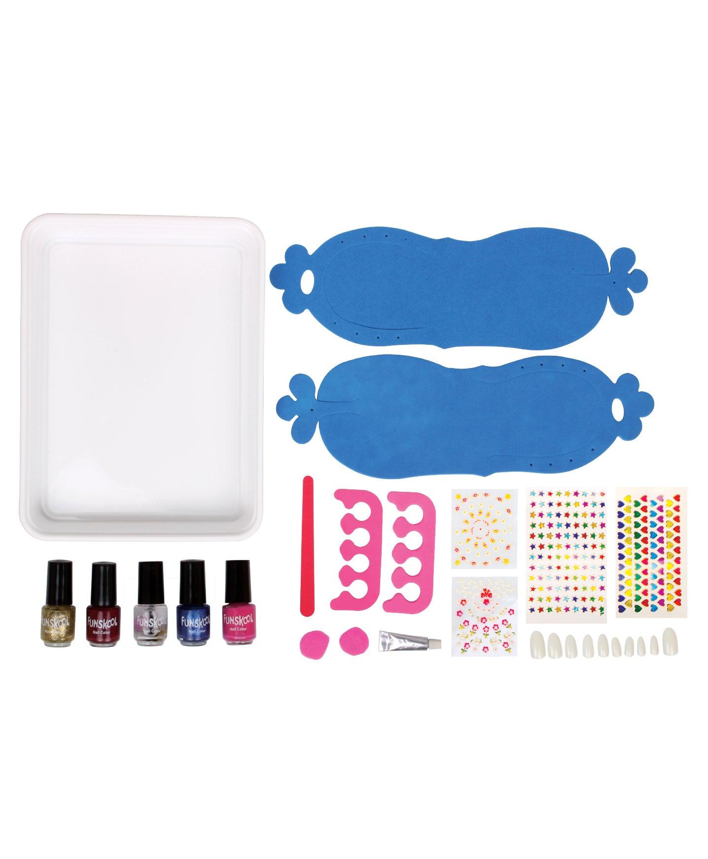 Funskool Handycrafts Style and Spa Kit - Pamper Your Nails Activity Kit for Ages 7+ - FunCorp India