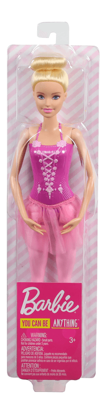 Barbie Ballerina Doll With Tutu And Sculpted Toe Shoes - Pink