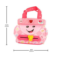 Fisher-Price Laugh & Learn My Smart Purse¬†- with Lights Music and Smart Stages Swtiches For Infant & Toddlers - Pink - FunCorp India
