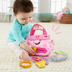 Fisher-Price Laugh & Learn My Smart Purse¬†- with Lights Music and Smart Stages Swtiches For Infant & Toddlers - Pink - FunCorp India