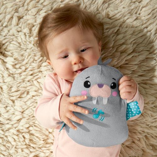 Fisher-Price Chill Vibes Walrus Soother¬†-¬†Take-Along Musical Plush Toy with Calming Vibrations for Infant & Toddlers - FunCorp India