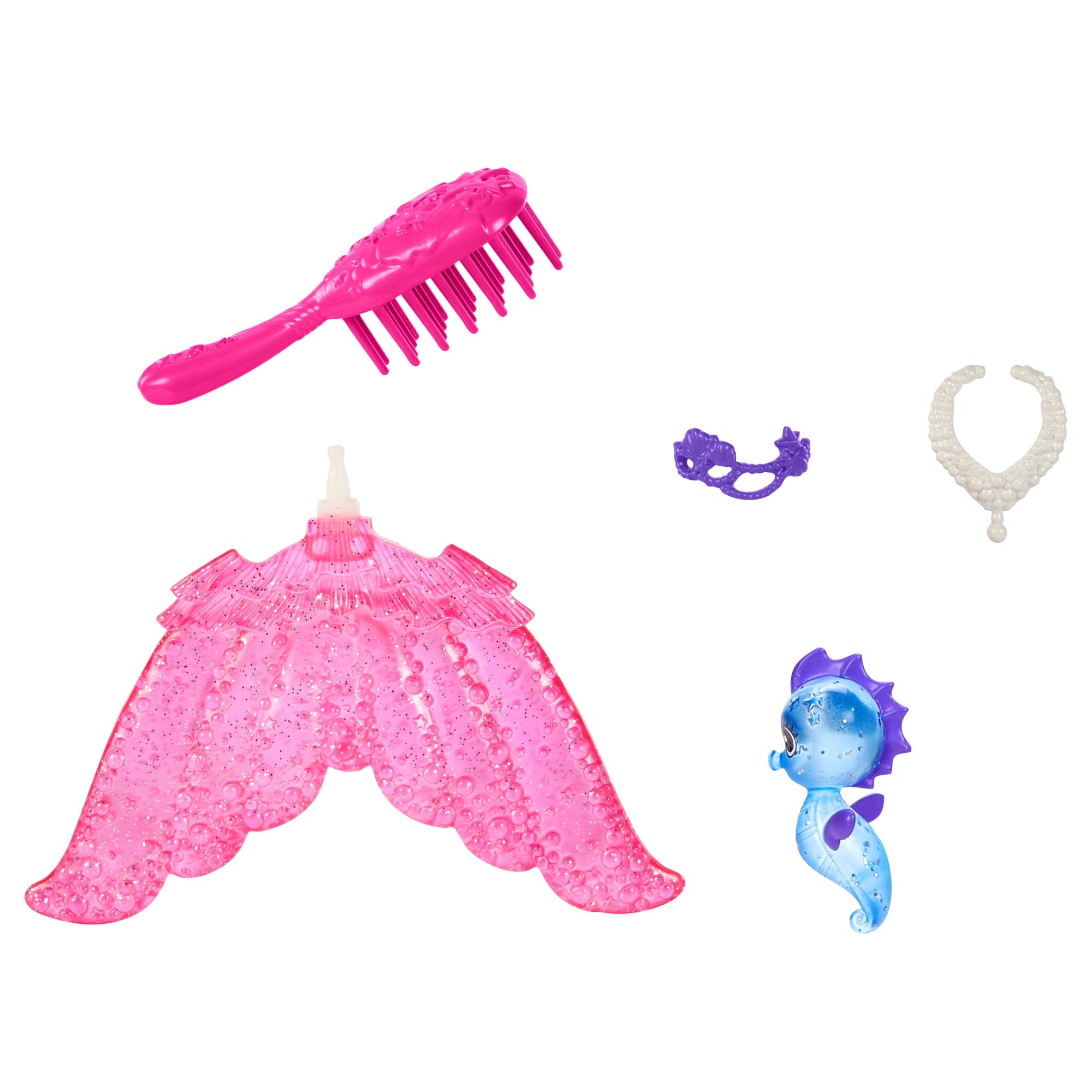 Barbie Mermaid Malibu Doll with Seahorse Pet and Accessories for Kids Ages 3+