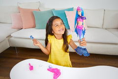 Barbie Mermaid Malibu Doll with Seahorse Pet and Accessories for Kids Ages 3+