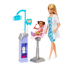 Barbie Careers Dentist Doll and Playset with Accessories for Ages 3 Years and Up