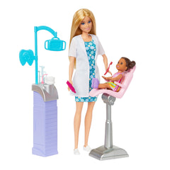 Barbie Careers Dentist Doll and Playset with Accessories for Ages 3 Years and Up