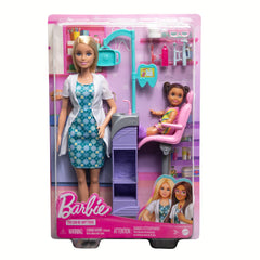 Barbie Careers Dentist Doll and Playset with Accessories for Ages 3 Years and Up