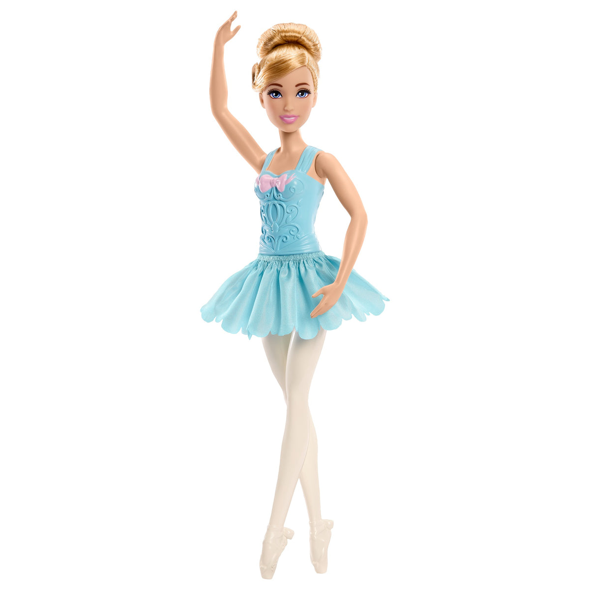 Disney Princess Posable Ballerina Cinderella Doll Inspired by the Disney Movie for Kids Ages 3+