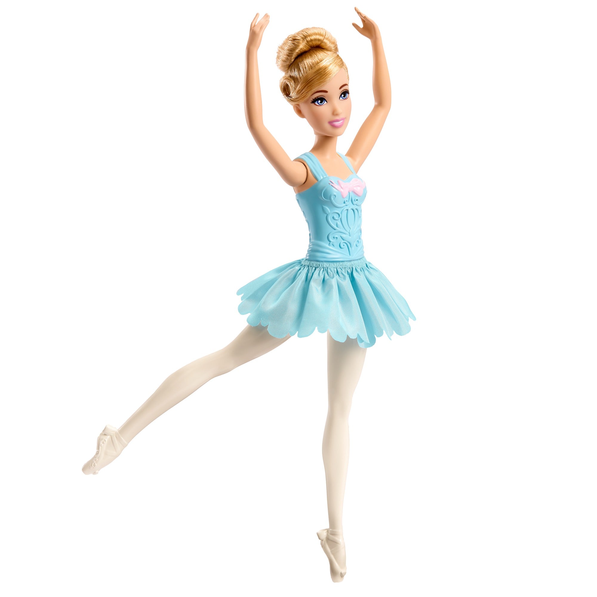 Disney Princess Posable Ballerina Cinderella Doll Inspired by the Disney Movie for Kids Ages 3+