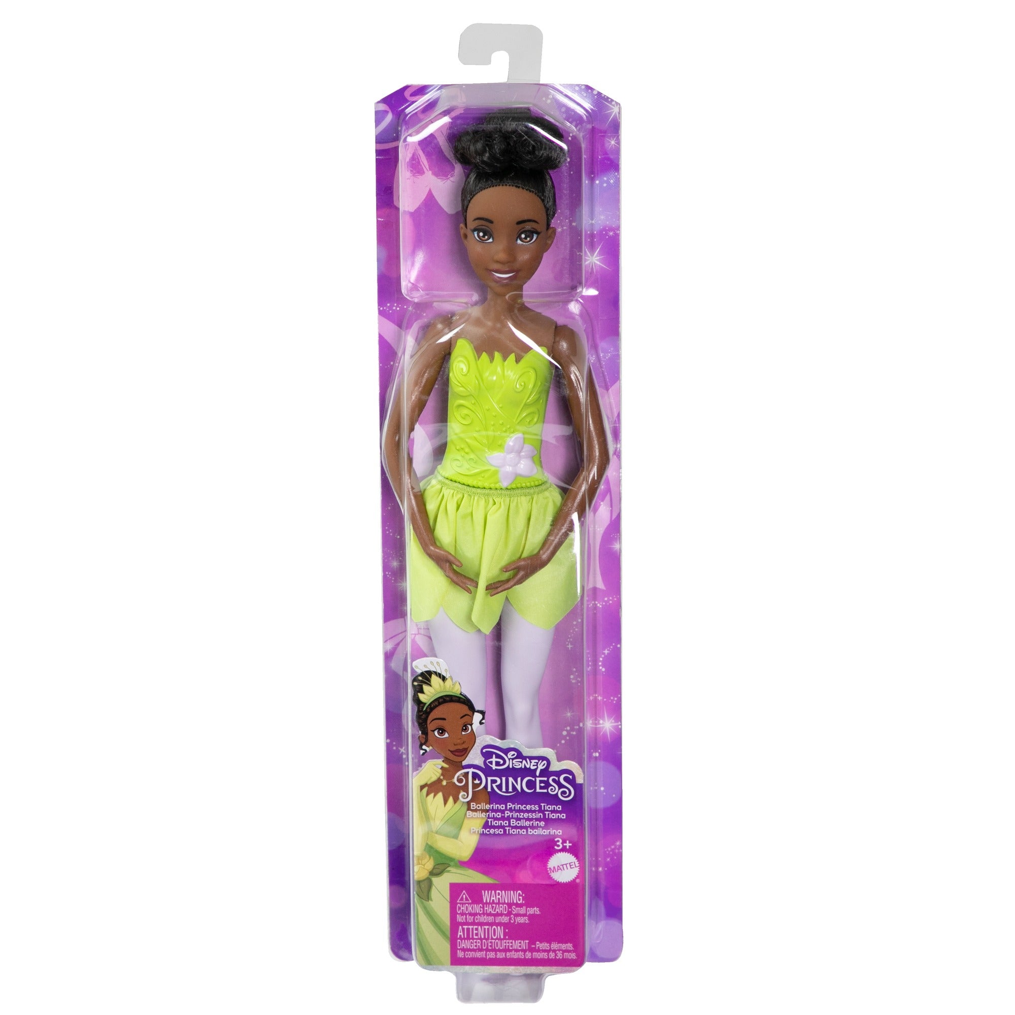 Disney Princess Posable Ballerina Tiana Doll Inspired by the Disney Movie for Kids Ages 3+