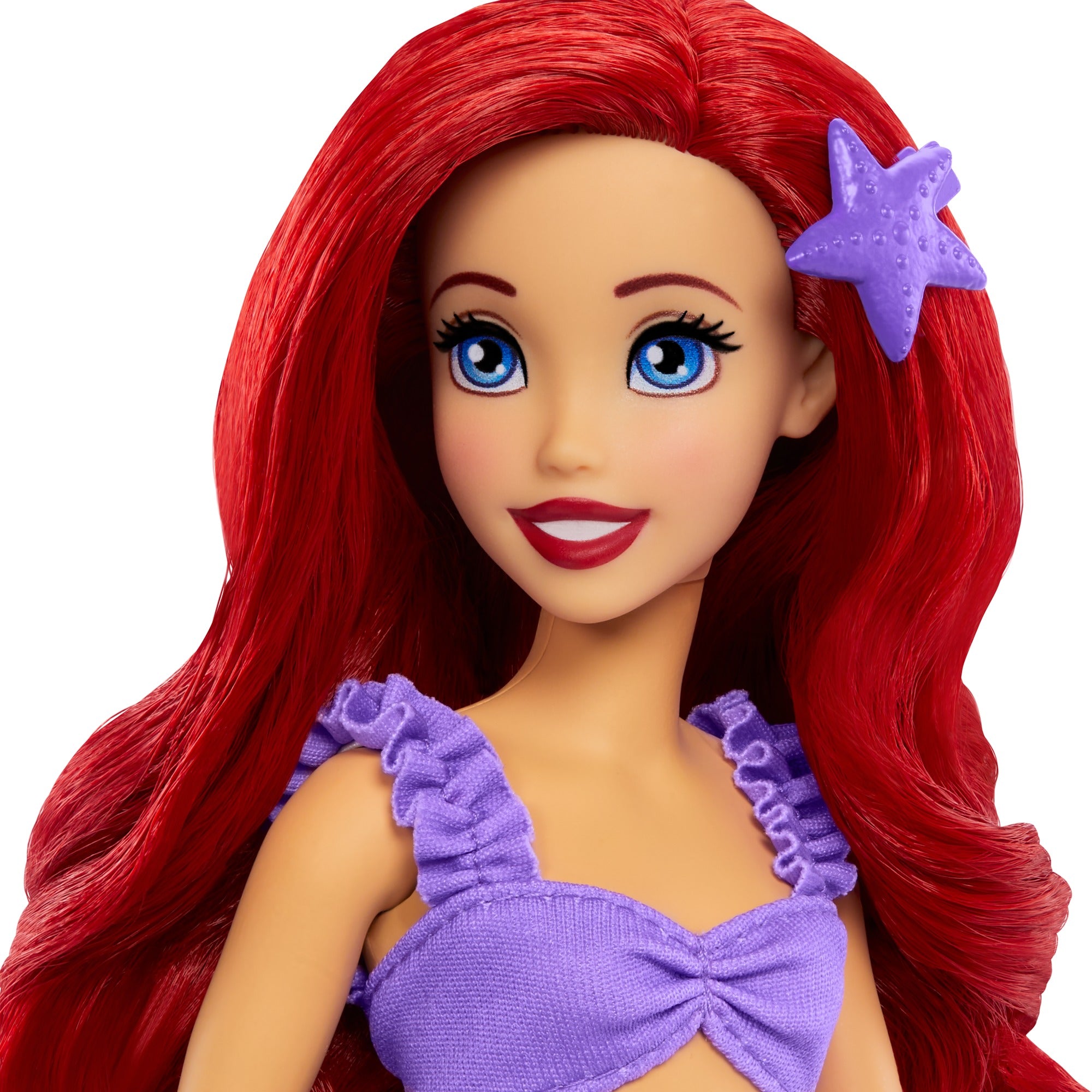Disney Princess Ariel 2-in-1 Mermaid to Princess Doll with Fashions and Accessories Inspired by the Disney Movies for Kids Ages 3+