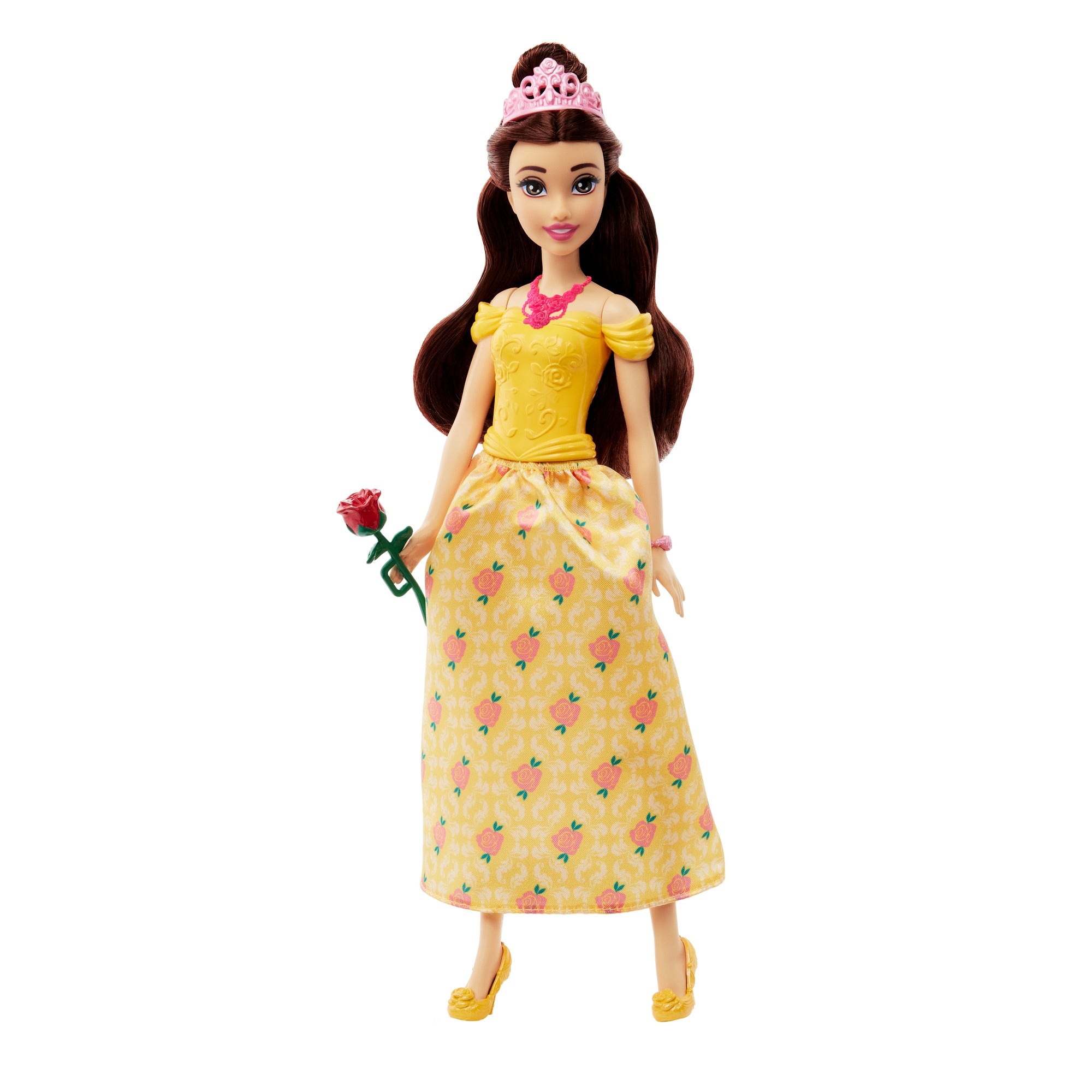 Disney Princess Belle Fashion Doll with Chip Figure and Accessories Inspired by the Disney Movie for Kids Ages 3+