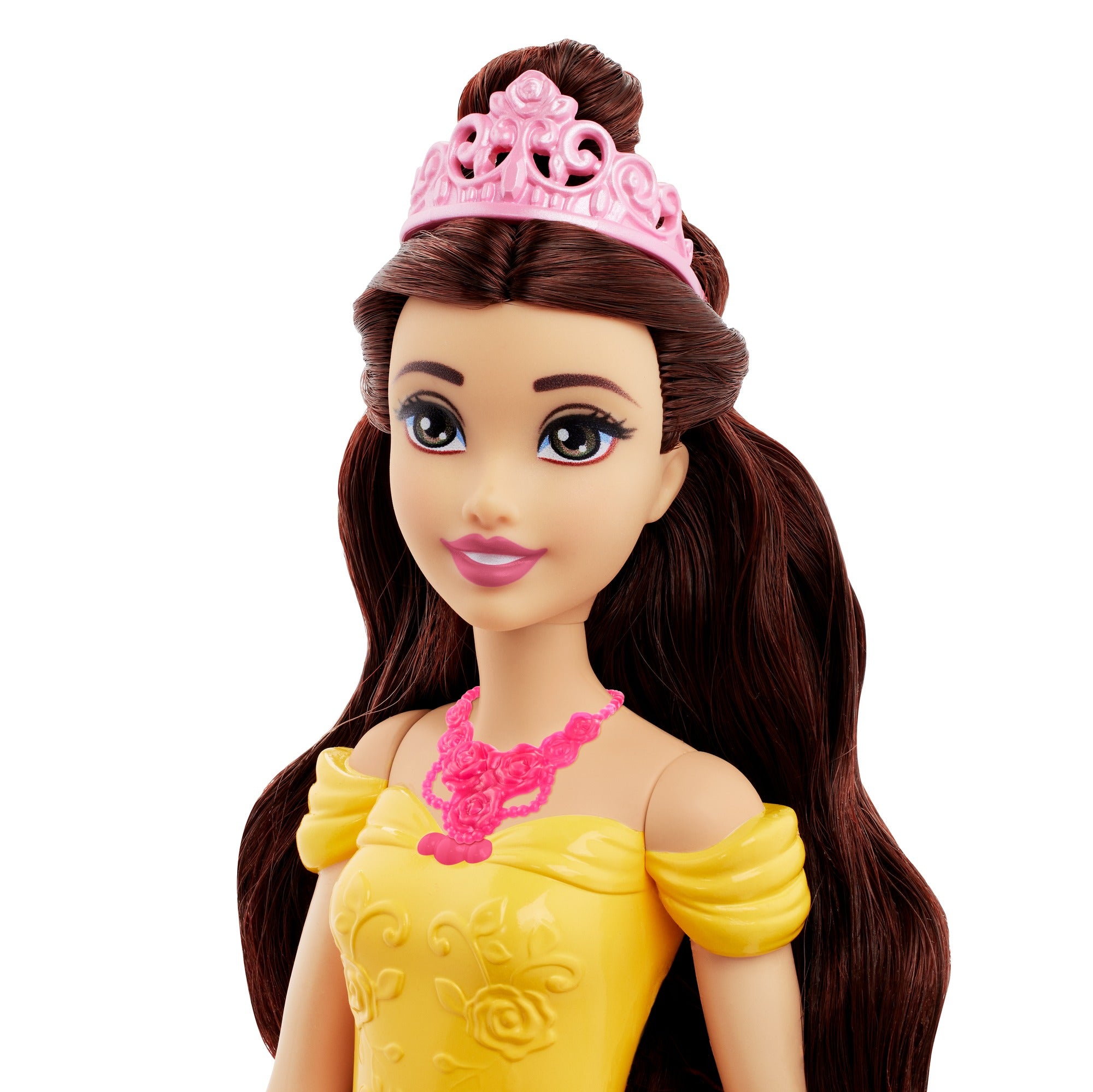 Disney Princess Belle Fashion Doll with Chip Figure and Accessories Inspired by the Disney Movie for Kids Ages 3+