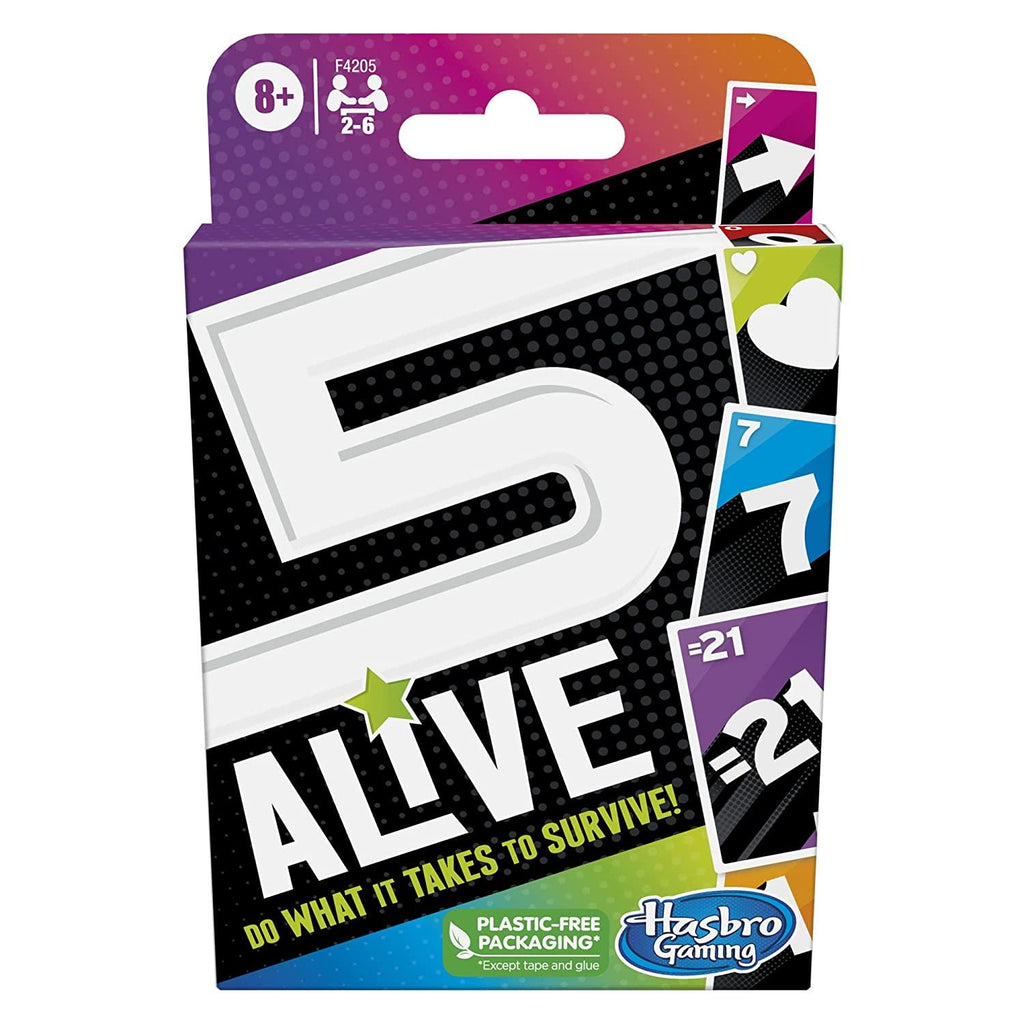 Hasbro Gaming 5 Alive Family Card Game for Ages 8 and Up