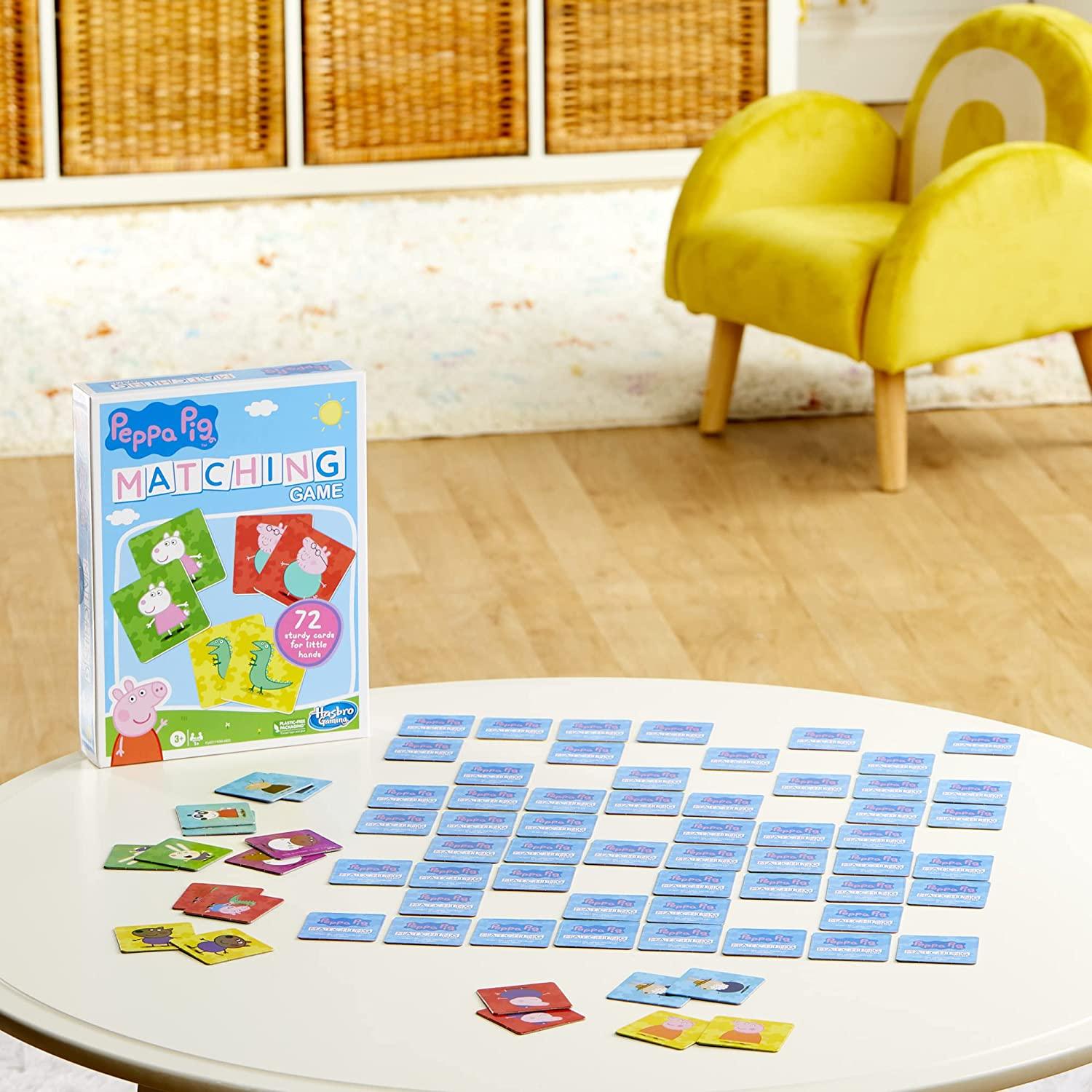 Hasbro Gaming Peppa Pig Matching Game for Kids Ages 3 and Up - FunCorp India