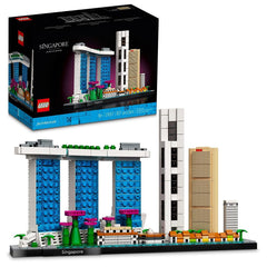 LEGO Architecture Skyline Collection Singapore Building Kit for Ages 16+ - FunCorp India