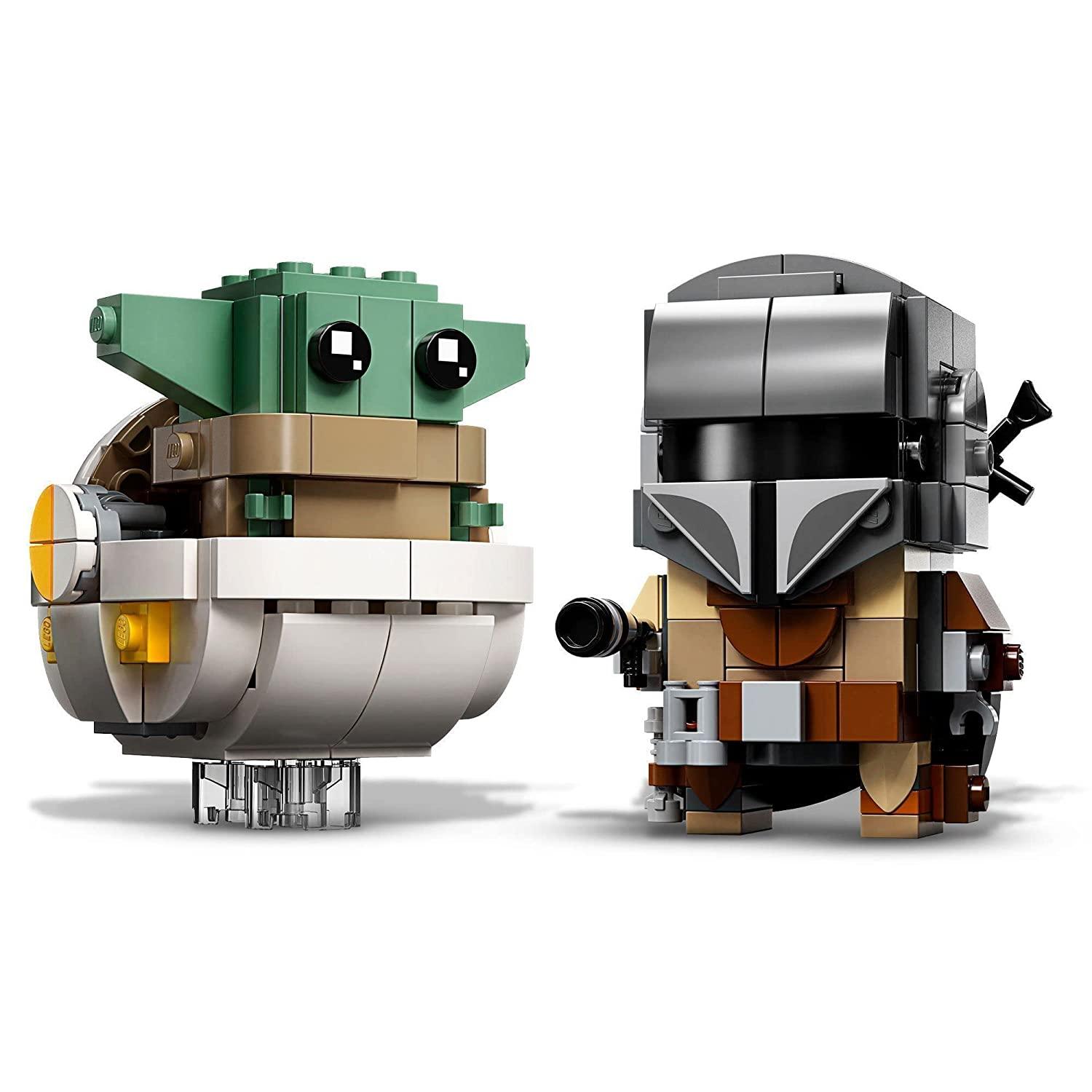 LEGO BrickHeadz Star Wars The Mandalorian & The Child Building Kit for Ages 10+ - FunCorp India