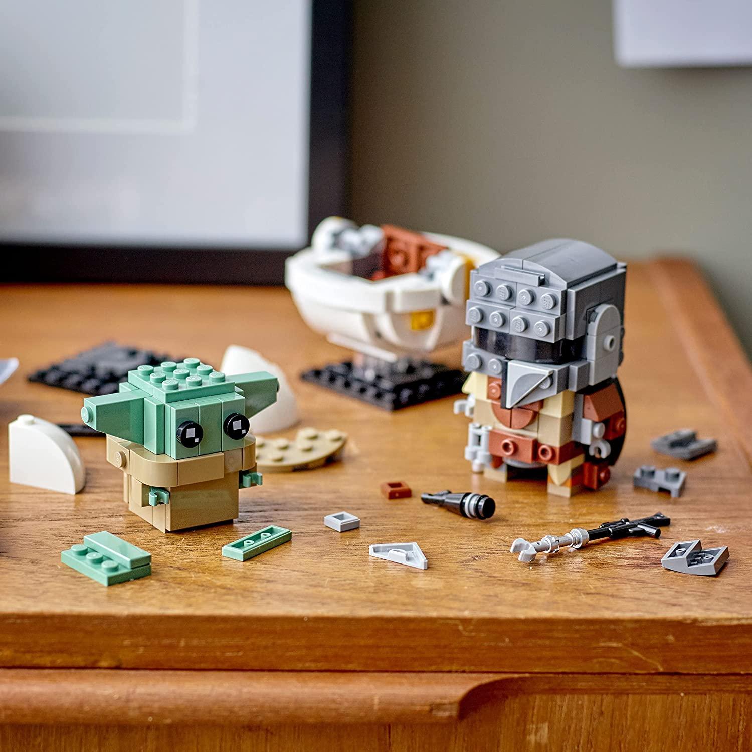LEGO BrickHeadz Star Wars The Mandalorian & The Child Building Kit for Ages 10+ - FunCorp India