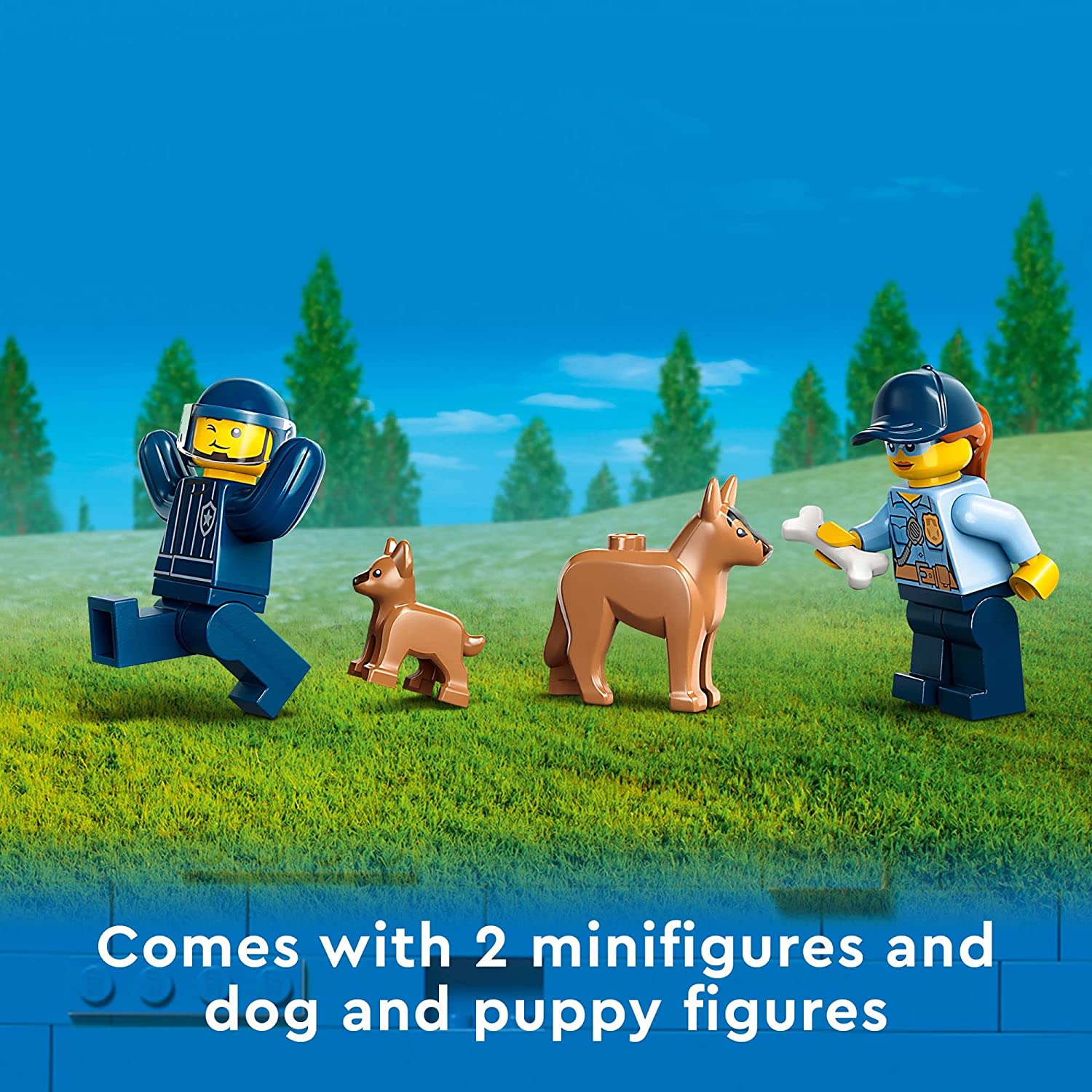 LEGO City Mobile Police Dog Training Building Kit For Ages 5+