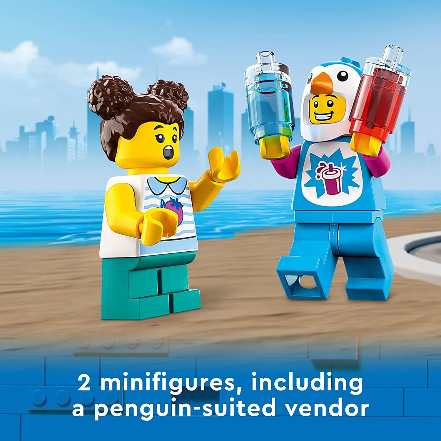 LEGO City Penguin Slushy Van Building Kit For Ages 5+