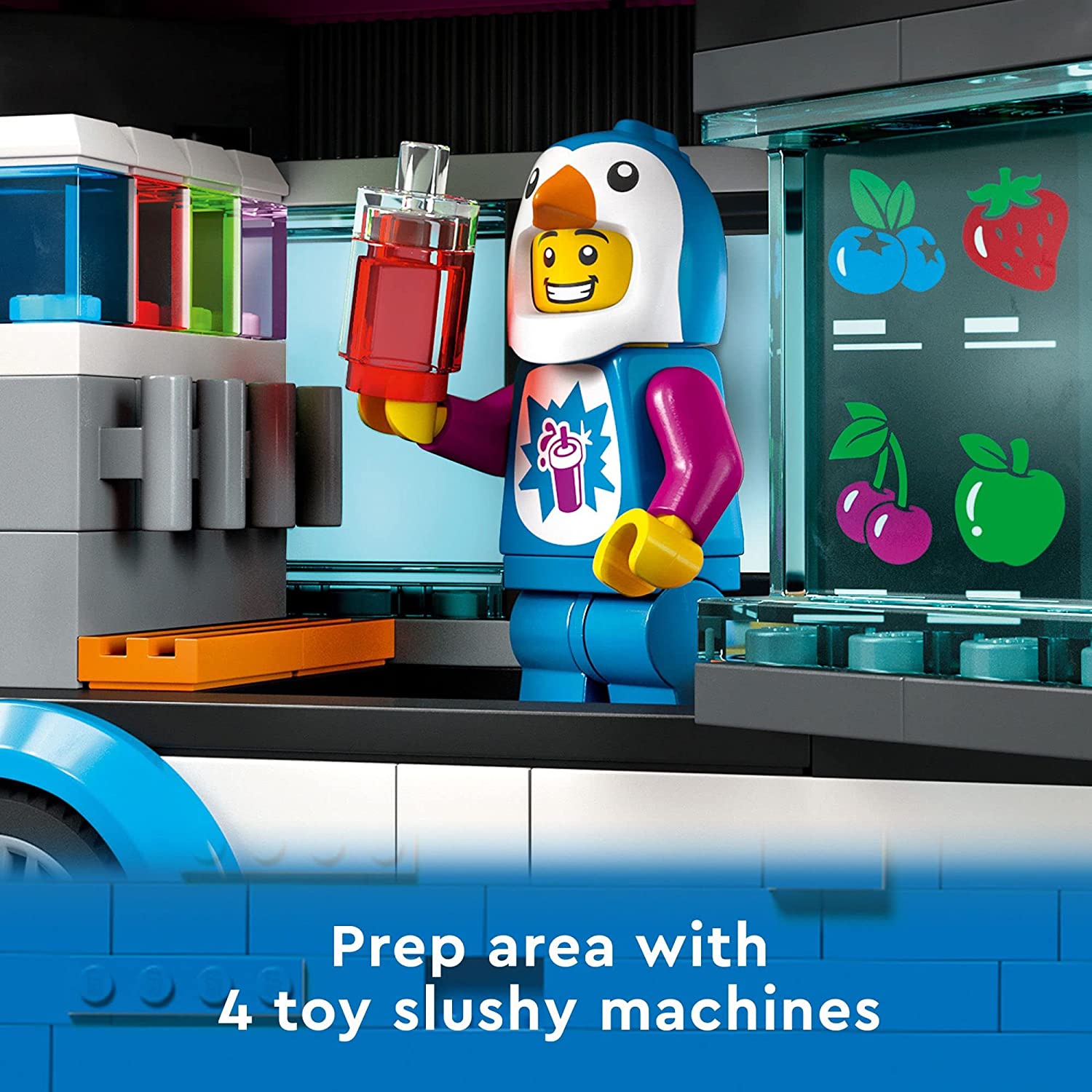 LEGO City Penguin Slushy Van Building Kit For Ages 5+