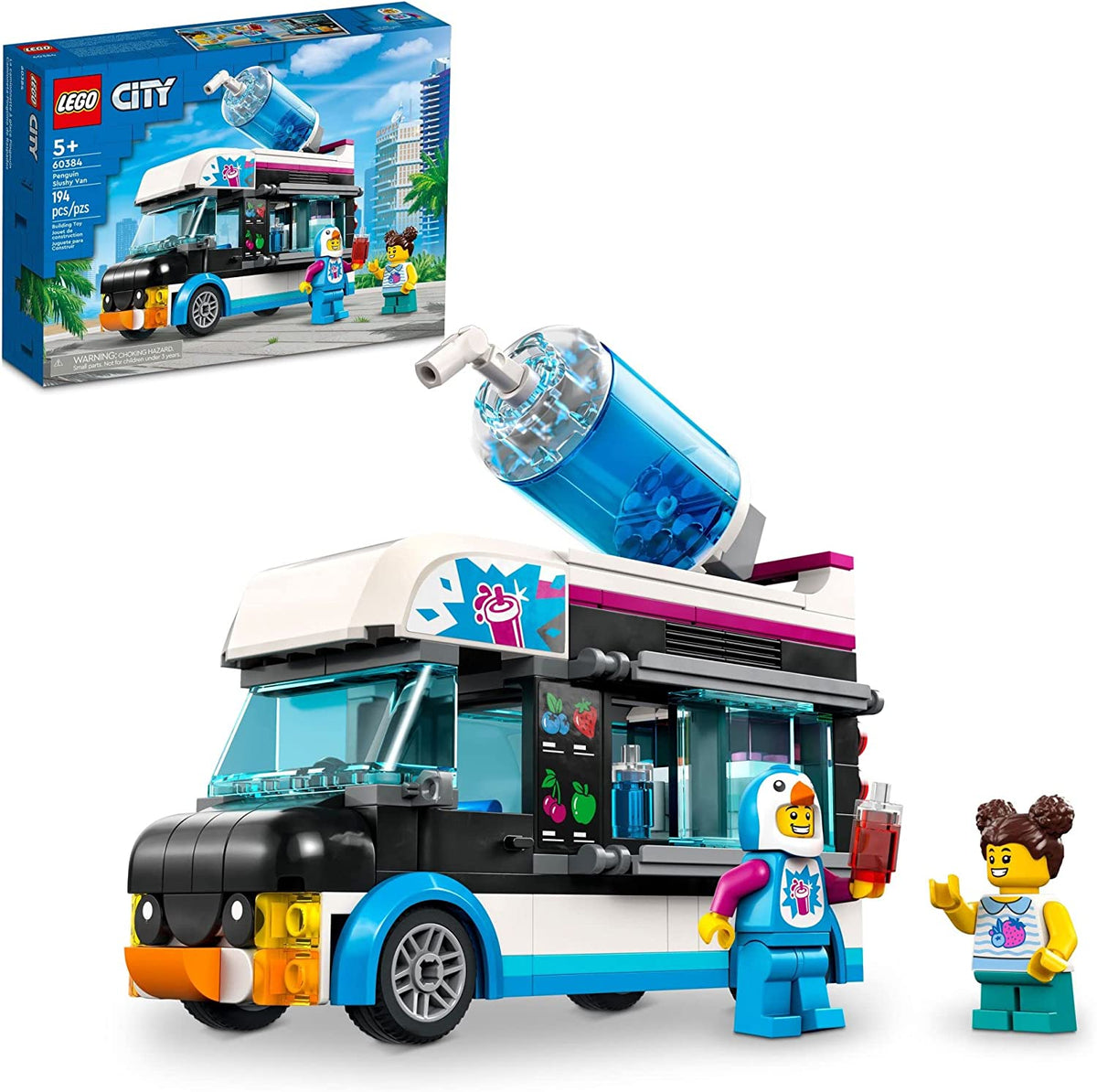 LEGO City Penguin Slushy Van Building Kit For Ages 5+