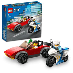 LEGO City Police Bike Car Chase Building Kit For Ages 5+