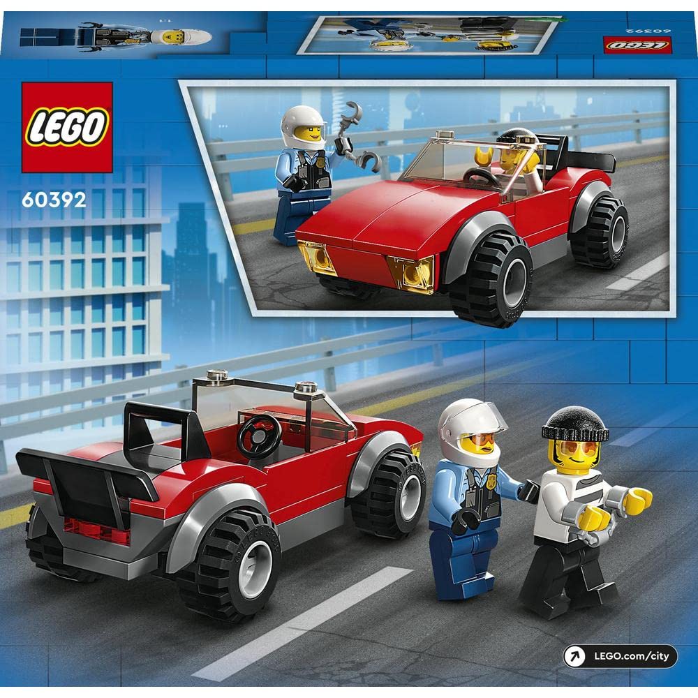 LEGO City Police Bike Car Chase Building Kit For Ages 5+
