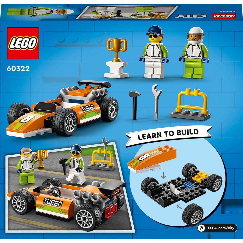 LEGO City Race Car Building Kit For Ages 4+