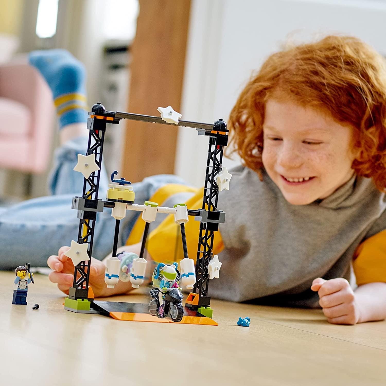 LEGO City Stunz The Knockdown Stunt Challenge Building Kit for Ages 5+ - FunCorp India