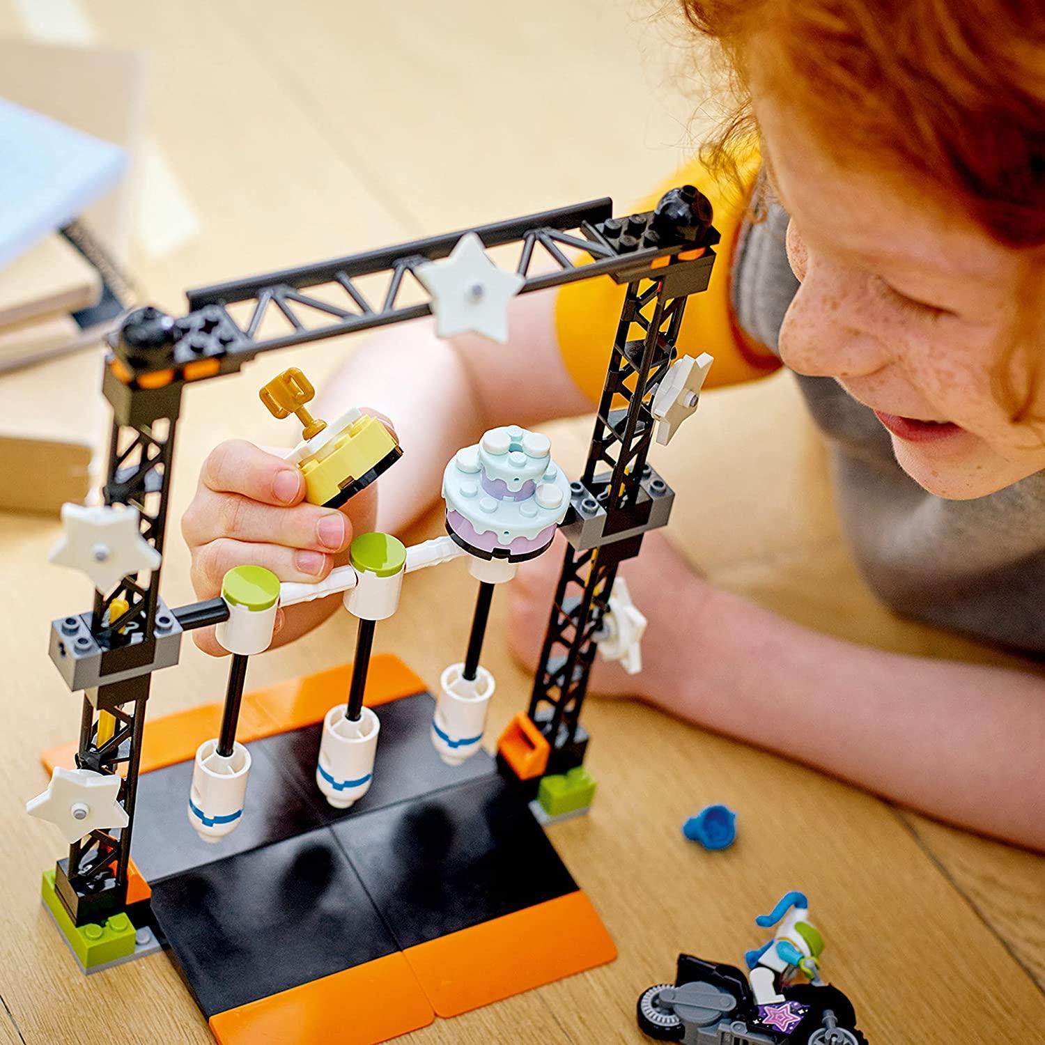 LEGO City Stunz The Knockdown Stunt Challenge Building Kit for Ages 5+ - FunCorp India