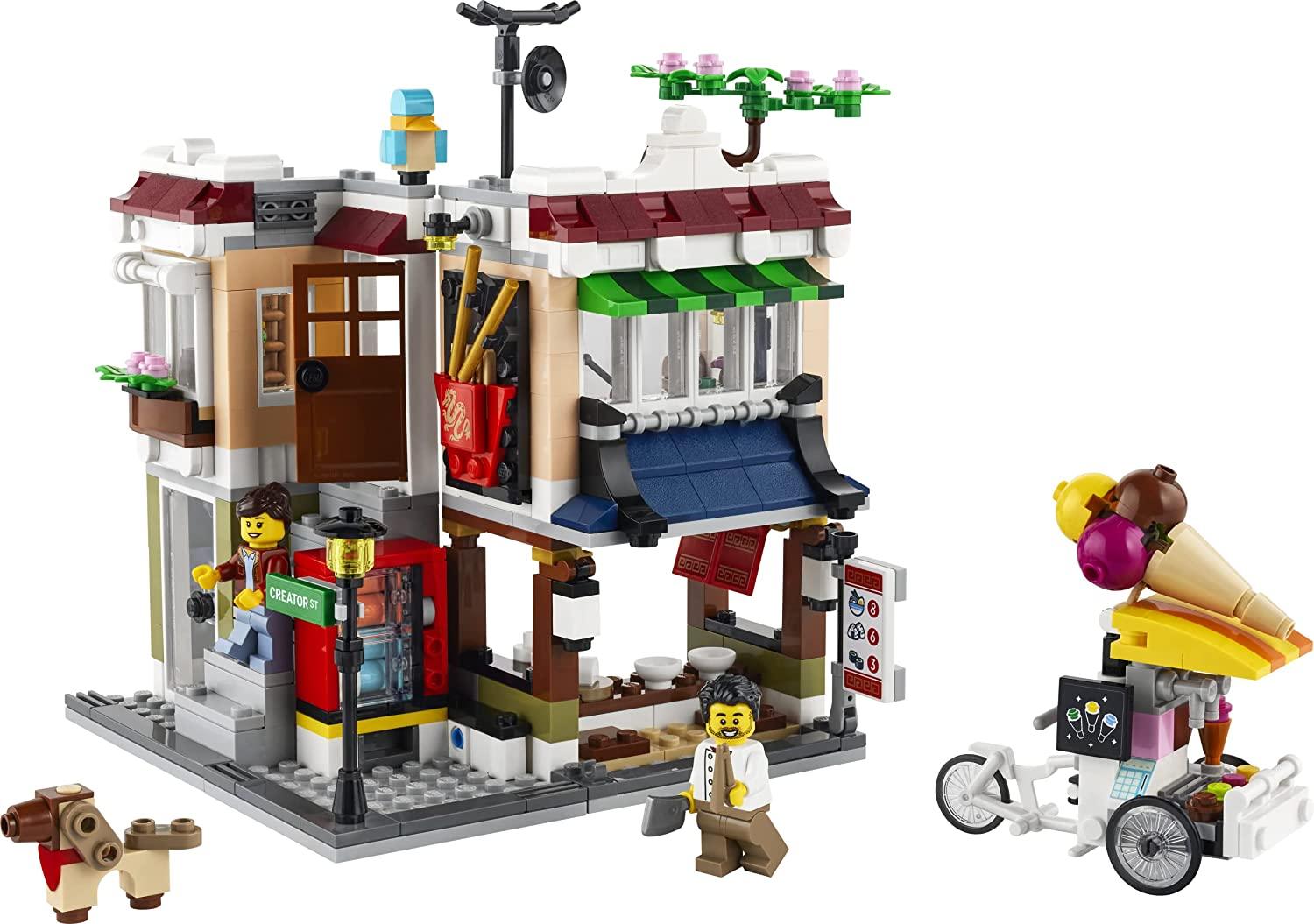 LEGO Creator 3in1 Downtown Noodle Shop Building Kit for Ages 8+ - FunCorp India