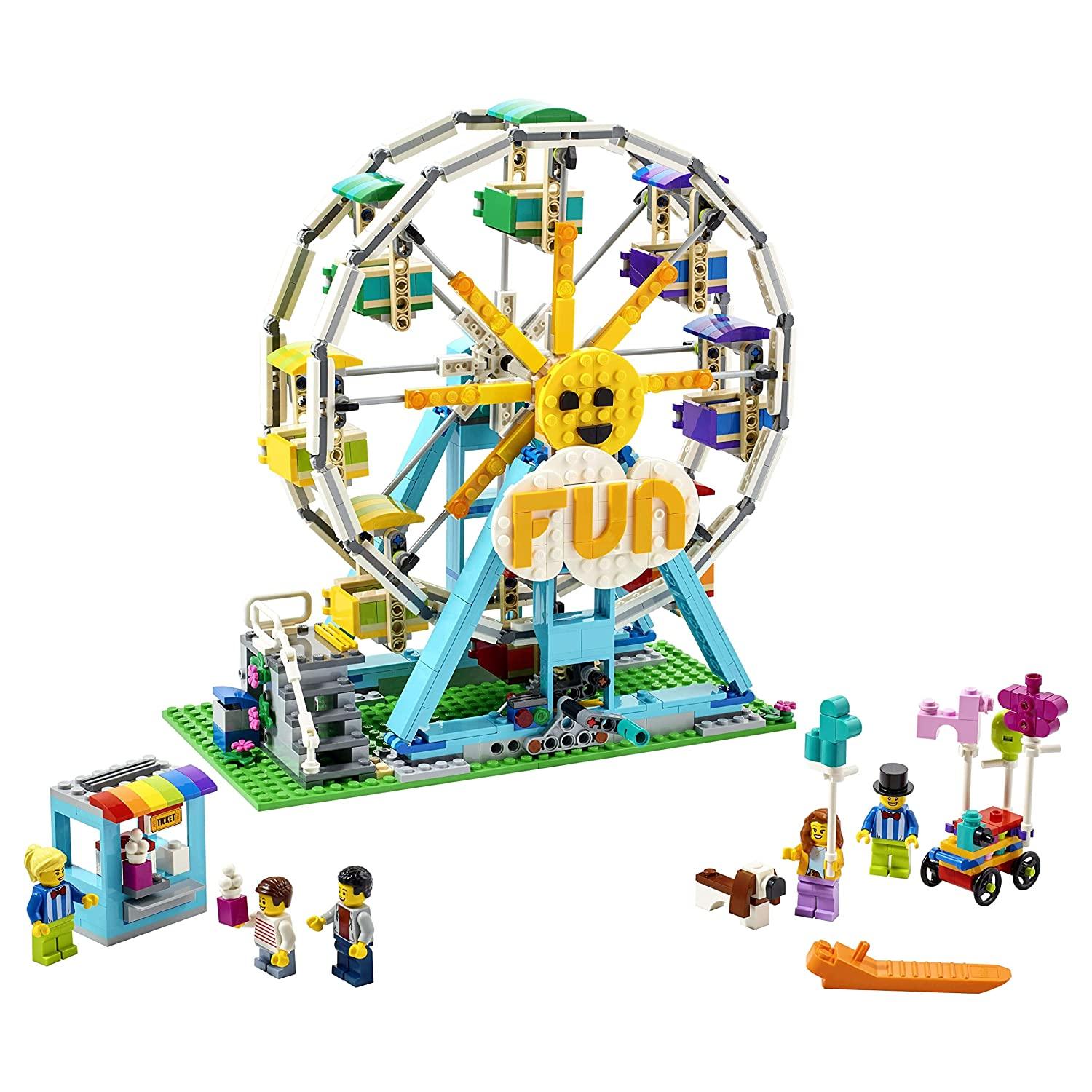 LEGO Creator 3in1 Ferris Wheel Building Kit for Ages 9+ - FunCorp India