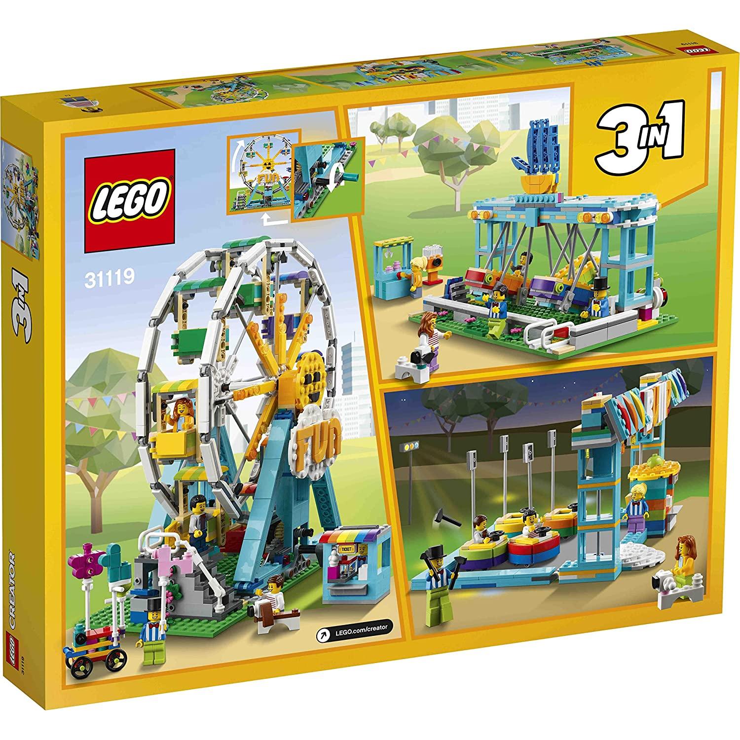 LEGO Creator 3in1 Ferris Wheel Building Kit for Ages 9+ - FunCorp India