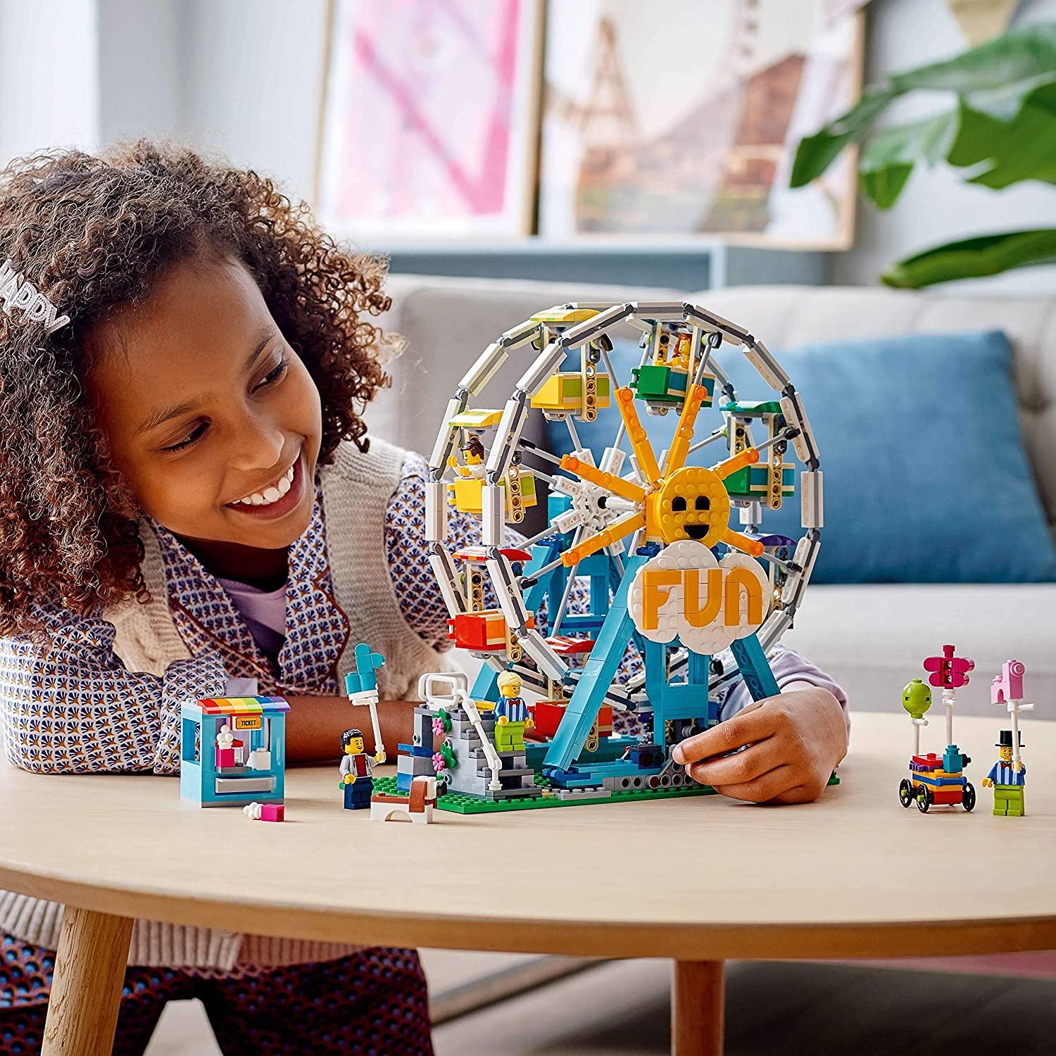 LEGO Creator 3in1 Ferris Wheel Building Kit for Ages 9+ - FunCorp India