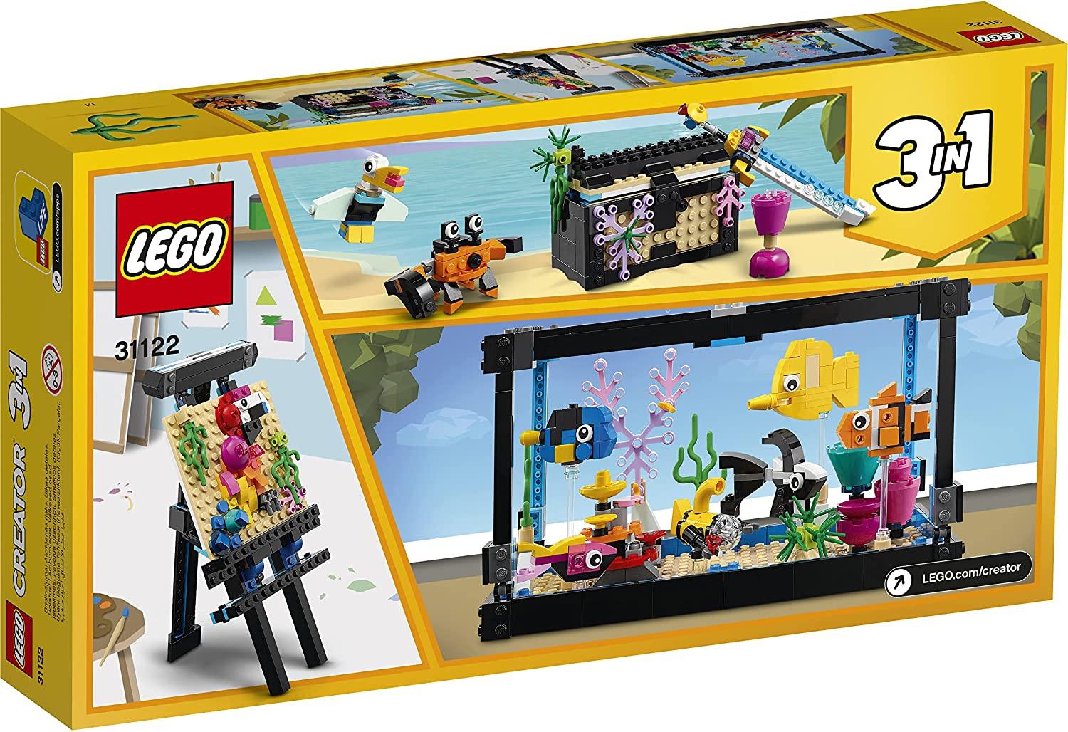 LEGO Creator 3in1 Fish Tank Building Kit for Ages 8+ - FunCorp India