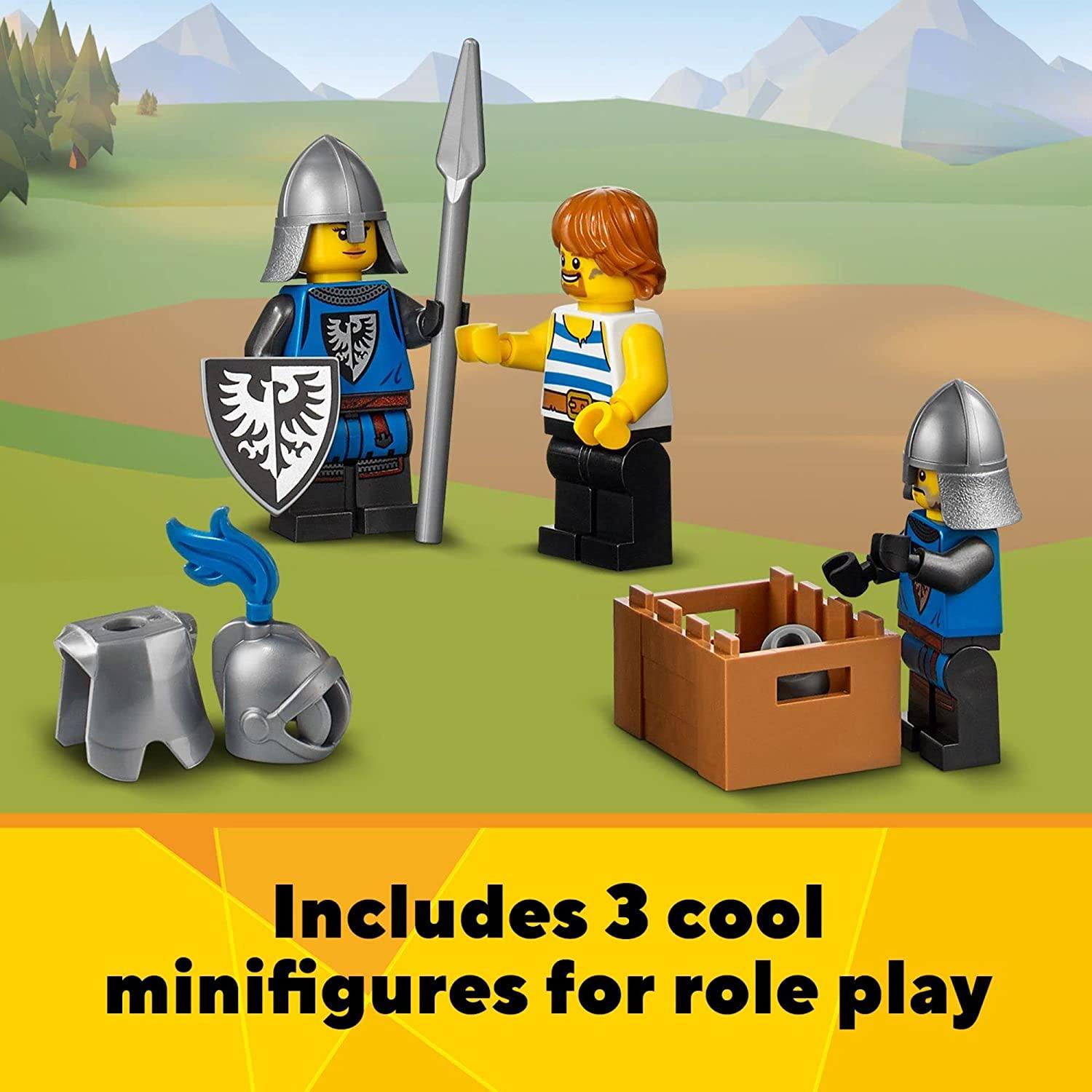 LEGO Creator 3in1 Medieval Castle Building Kit for Ages 9+ - FunCorp India