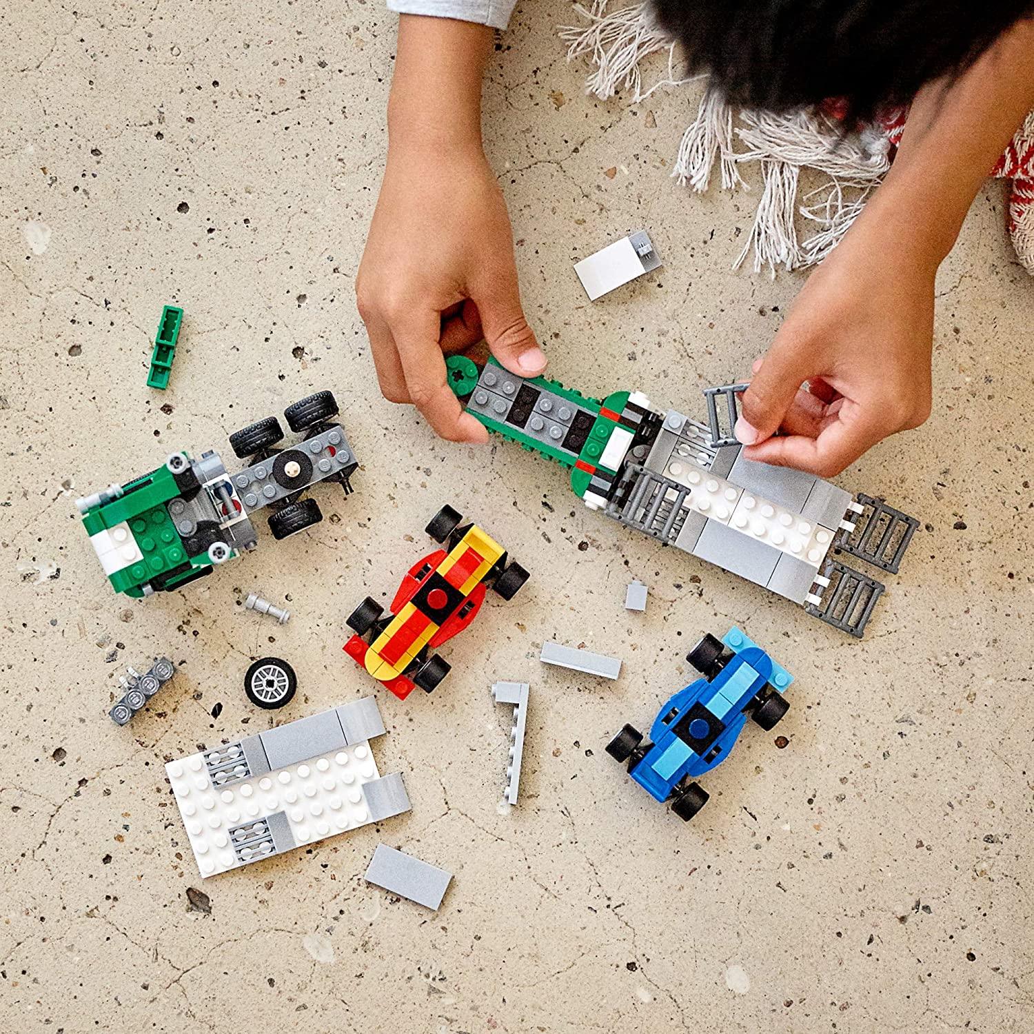 LEGO Creator 3in1 Race Car Transporter Building Kit for Ages 7+ - FunCorp India