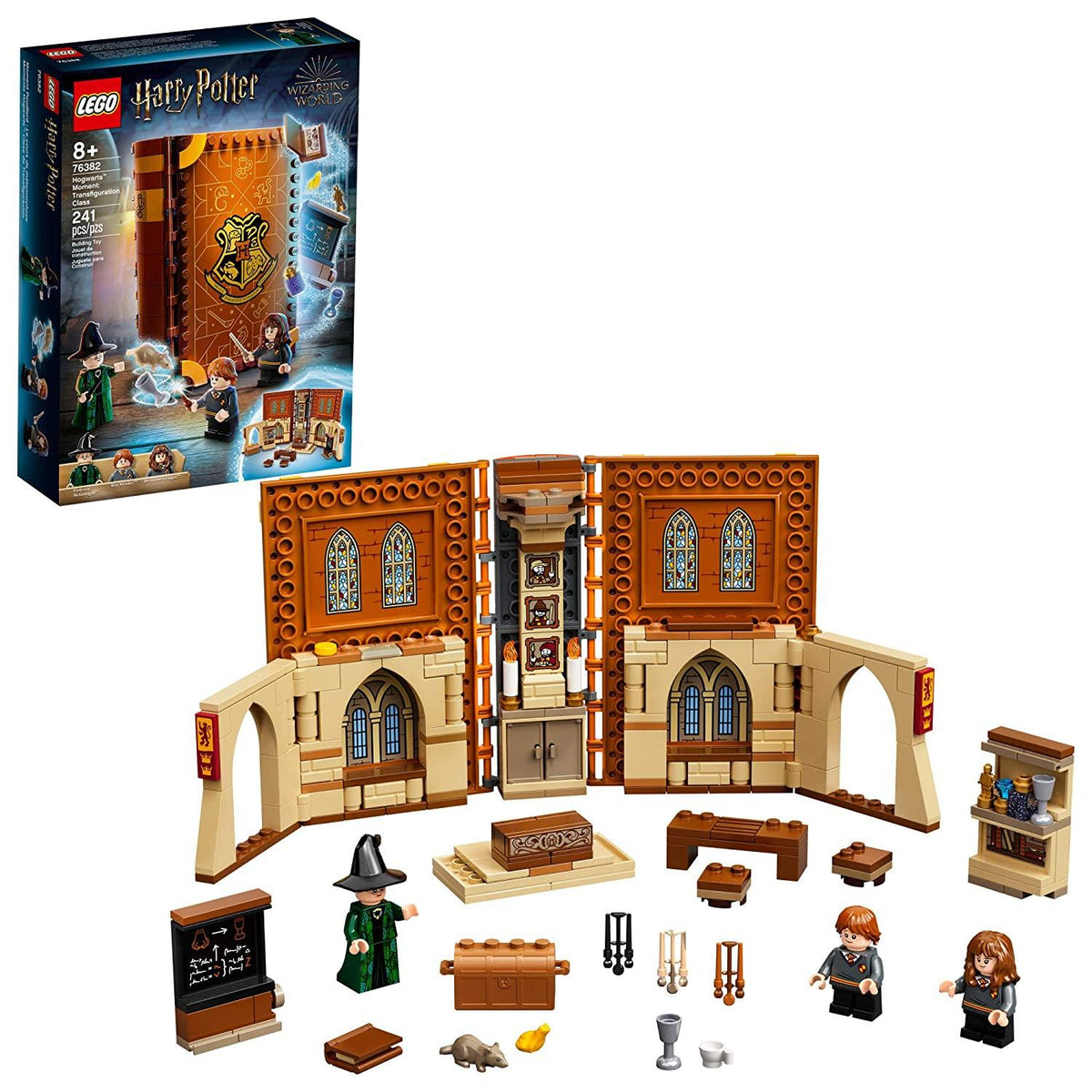LEGO Harry Potter Hogwarts Moment Transfiguration Class Professor Mcgonagall Room Building Kit for Ages 8+ - FunCorp India